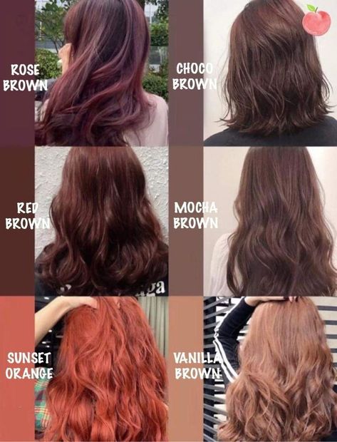 Ash Red Hair Color, Asian Hair Dye, Everyday Hairstyle, Korean Hair Color, Red Hair Inspo, Ash Hair Color, Hair Color Streaks, Dye Ideas, Pretty Hair Color