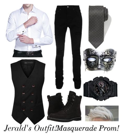 "OC's outfit • RP •" by miszell on Polyvore featuring AMIRI, Timberland, Old Navy, Masquerade, G-Shock, men's fashion and menswear Maskerade Ball Outfit Men, Masquerade Ball Men Outfit, Masquerade Party Outfit Men, Masquerade Men Outfit, Mascarade Party Outfit Men, Masquerade Ball Outfits For Men, Mens Masquerade Party Outfit, Men Masquerade Outfit, Ball Outfits Men