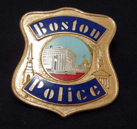 US State of Massachusetts, City of Boston Police Department Hat Badge Boston Police Department, Jane Rizzoli, Police Badges, Law Enforcement Badges, Blue Line Police, Police Patches, Police Badge, Police Cars, Police Department