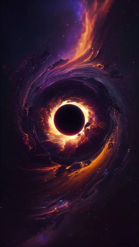 Black Hole Wallpaper, Space Art Gallery, Cool Galaxy Wallpapers, Galaxies Wallpaper, Live Screen Wallpaper, 2160x3840 Wallpaper, Space Artwork, Wallpaper Animes, Kraf Diy