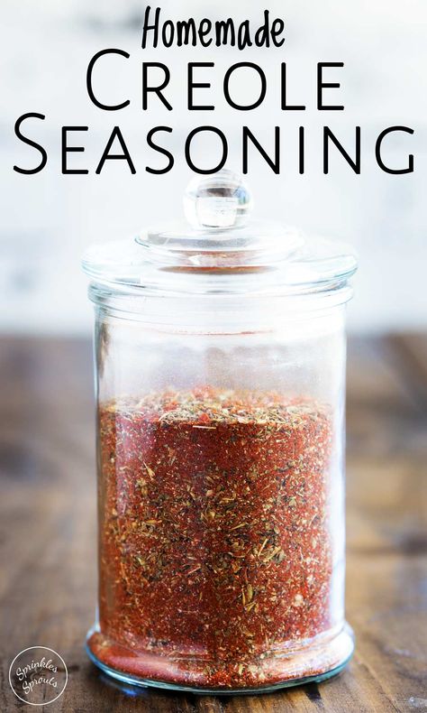 Homemade Spice Mixes, Creole Food, Homemade Dry Mixes, Homemade Seasoning, Homemade Cajun Seasoning, Dry Rub Recipes, Homemade Spice Mix, Dry Mixes, Creole Cooking