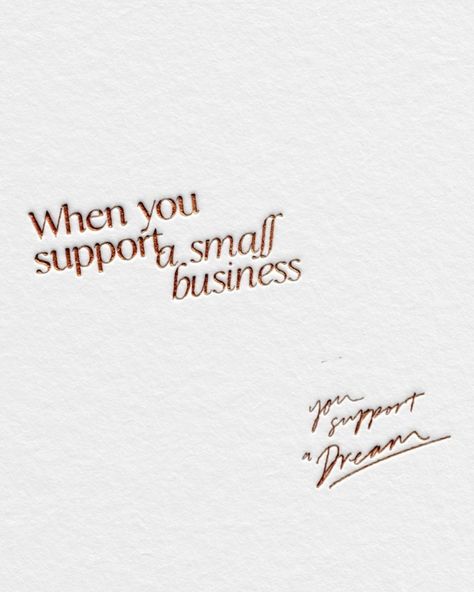 When you support a small business, you’re not just making a purchase,you’re helping to build a dream. 💫 At Romina Daniel Salon, every appointment, every kind word, and every like or share means the world to us. Your support fuels our passion, creativity, and commitment to making you feel your best. ✨ Thank you for being part of this incredible journey! 💖 #supportsmallbusiness #dreambig #rominadanielsalon #communitylove #shoplocal When You Support A Small Business You Support A Dream, Thank You For Supporting Small Business, November Manifestation, Support A Small Business, Small Business Quotes, Thank You Quotes, Ig Post, Support Small Business, Business Quotes