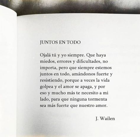 J. Wailen © on Instagram: “💌 Todos merecemos un amor incondicional.💫🤎 #JWailen #AccionPoetica • 📚 Para adquirir mis libros, servicios de publicidad o dedicatorias…” Sunday Kind Of Love, Frases Love, Quotes En Espanol, Cute Love Quotes For Him, Cute Love Stories, Love Phrases, Magic Words