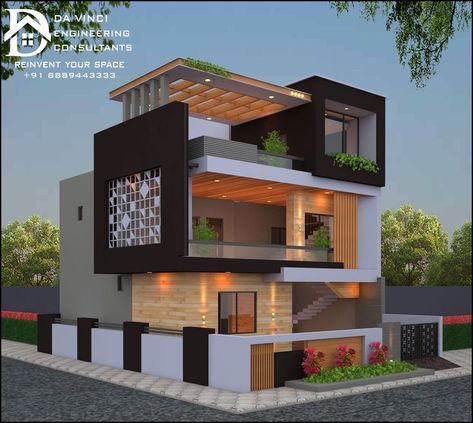 #ElevationHome #ElevationDesign #elevationideas #house exterior #modern house exterior #home exterior #beautiful home exterior #elevationrender #elevation_home#elevationonline #elevationhomecoluor #front_elevation #elevationtiles #exterior_Work #exterior3D #exteriorpaving #exteriorstone #house_exterior_designs #3d_exterior #g+1 #Ground_floor_first_second #house outer design#pergola #balcony design #TOWER #colourcollection2023 #maingates #WindowsIdeas #lighting #profilelights #ies #boundarywall Home Front Elevation, House Structure Design, Home Elevation, House Front Porch, 3d House Plans, Small House Front Design, House Balcony Design, Residential Building Design, Home Door Design