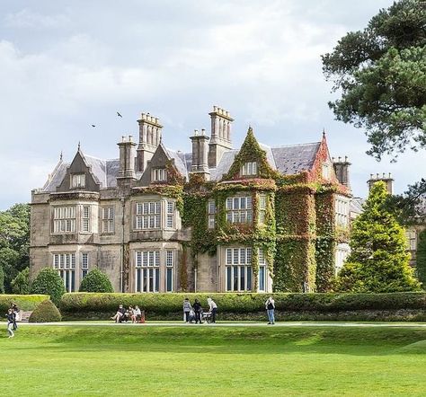 Ellingham Academy, Muckross House, Uk Houses, Sims 4 Cottage, Killarney National Park, English Estate, Victorian Manor, Map Posters, Victorian Mansion