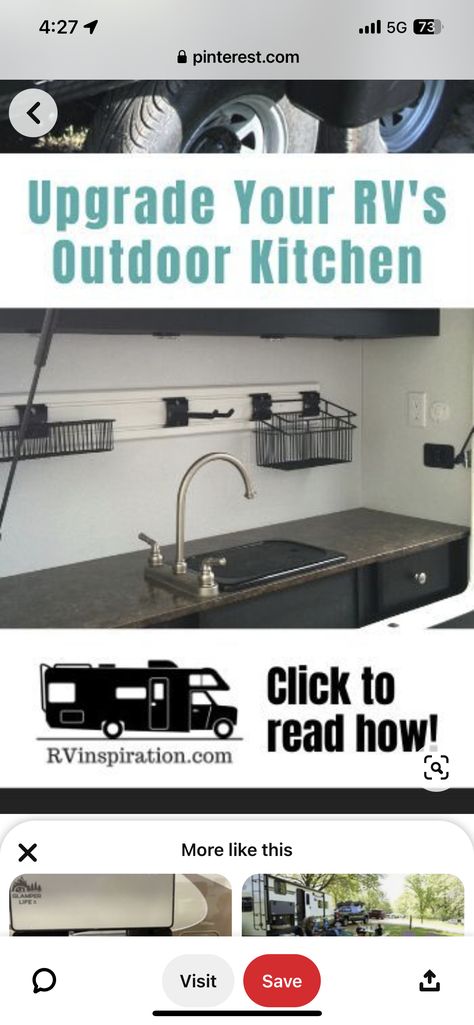 Rv Outdoor Kitchen, Garage Transformation, Closet Clothes Storage, Camper Kitchen, Rv Garage, Rv Organization, Garage Kitchen, Garage Organization Diy, Rv Kitchen