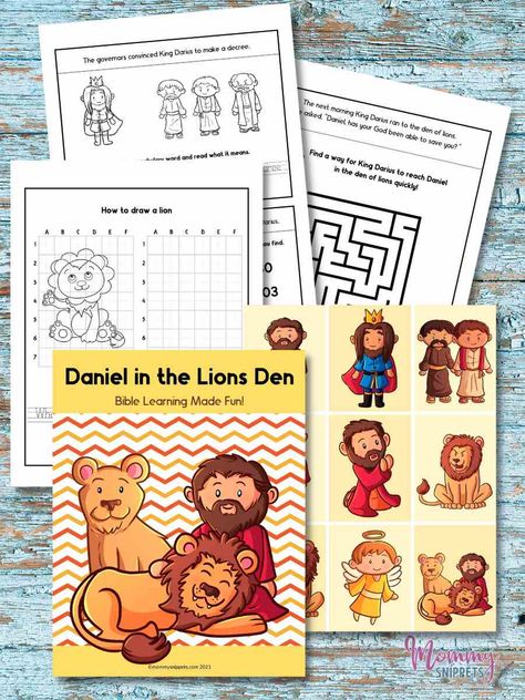 Daniel And The Lions Den Preschool, Daniel And Lions Den Craft, Daniel And The Lions Den Activity, Daniel In The Lions Den Activities, Daniel And Lions Den, Daniel And The Lions Den, Daniel In The Lions Den, Lions For Kids, Coloring Pages Bible