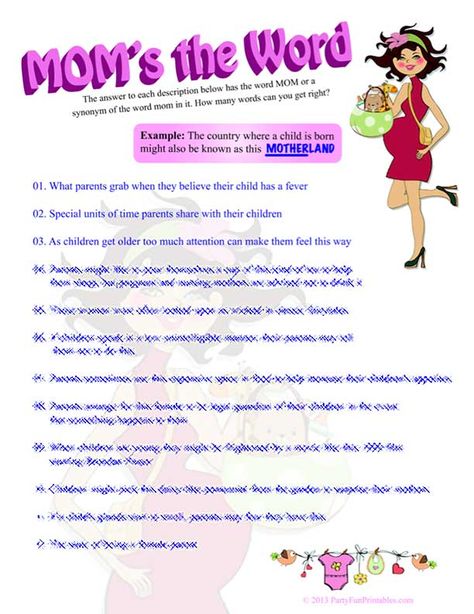 Mothers Day games and activities, including trivia, scavenger hunts, cupcake rose bouquets, charades, mad libs, and more. Baby Jeopardy, Wedding Program Template Free, Baby Shower Mad Libs, Shox Shoes, Mother's Day Games, Easy Baby Shower Games, Games For Moms, Mother's Day Activities, Mad Libs