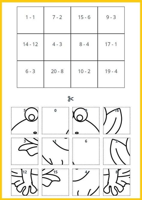 Printable Kindergarten Math Worksheets PDF | free download Printable Math Games 1st Grade, Mental Math For Kindergarten, Subtraction Puzzles Free, Kindergarten Puzzle Worksheets, Math Game Printable, Math Activity For Grade 1, 1 Grade Math Worksheets, Free Math Worksheets Kindergarten, Math Worksheets For Kindergarten Free Printables