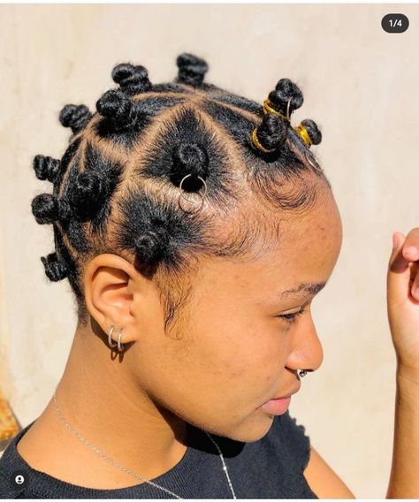 bantu knots Bantu Knots Short Hair, Bantu Knot Hairstyles, Natural Hair Short Cuts, Hair Knot, Quick Braided Hairstyles, Bantu Knots, Afro Textured Hair, Pelo Afro, Pretty Braided Hairstyles