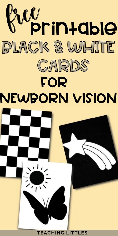 Your baby's vision is not fully developed. Using high contrast cards for babies will increase their visual development. Montessori Contrast Cards, Infant Contrast Cards, Free Printable High Contrast Cards, High Contrast Baby Book, Diy Contrast Toys, Newborn High Contrast Images, High Contrast Cards For Babies, Contrast Cards For Baby Printable, Diy High Contrast Cards