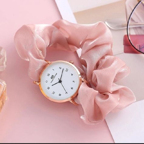 Korean scrunchie watch for girls Available on daraz Link in highlights (watches) #ladieswatch #watch #watches #ladieswatches #watchesofinstagram #wristwatch #timepiece #watchoftheday #jamtangan #menswatch #babyg #fashionwatch #jewellery #fashion #onlineshopping #watchaddict #watchlover #menswatches #ladies #watchcollector #womenswatch #womenwatch #menwatch #stylefiesta #fossil #ladiesfashion #jewelry #gucci #womenwatches #luxurywatch Scrunchie Watch, Female Accessories, Watch Making, Rabbit Jewelry, Bead Charms Diy, Girls Watches, Hair Rings, Boys Accessories, Birthday Gifts For Girls