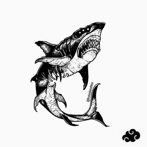 Dark Shark Tattoo, Hammerhead Shark Tattoo, Best Gym Workout, Shark Tattoo, Shark Tattoos, Hammerhead Shark, Dark Tattoo, Best Gym, Gym Workout