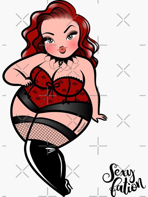 "Kali - Sexyfation" Sticker for Sale by sexyfation | Redbubble Curvy Pin Up Girl Drawing, Pin Up Girl Drawing, Drawing Women, Marvel Comics Superheroes, Comic Art Girls, Woman Drawing, Superhero Comic, Woman Painting, Skull Art