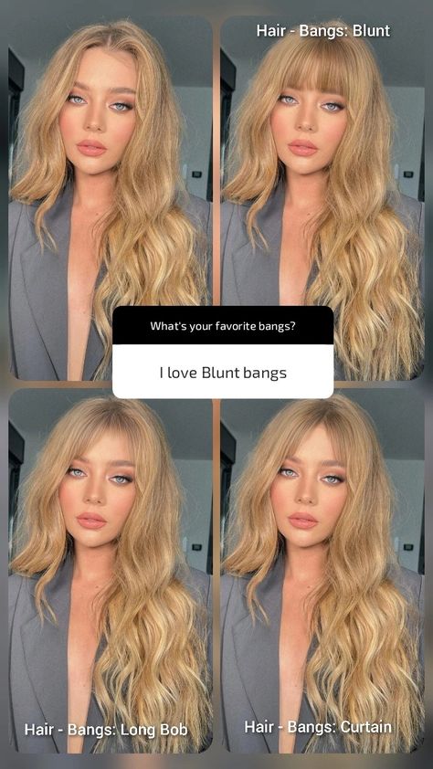 Inspiration Long Hair With Bangs Before And After, Center Part Bangs Long Hair, Hair Dye Before And After, Long Hair Before And After, Long Bob Before And After, Bangs Vs No Bangs Long Hair With, Bob Before And After, Curtain Bangs Before And After, Bangs Transformation