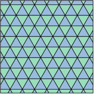 2 color triangle tiling Triangle Tessellation, Polygon Pattern, Tessellation Patterns, Group Theory, Advanced Higher Art, Triangle Tiles, Higher Art, Opposite Colors, Desktop Background Pictures