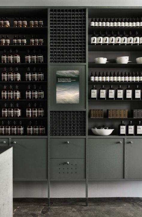 Aesop Fitzroy | Clare Cousins Architects Clare Cousins, Aesop Store, Joinery Details, Urban Interiors, Retail Store Design, Retail Interior, Brand Board, Shop Interiors, Retail Space