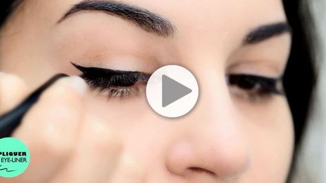 Offrez-vous un vrai regard de pin-up grâce à nos conseils vidéo step by step Maquillage Pin Up, Lashes Application, Eyeshadow Colors, Makeup Step By Step, 3rd Eye, Beauty Box, Septum Ring, Makeup Tutorial, Sleep Eye Mask