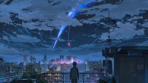 Your Name wallpaper, Kimi no Na Wa, Makoto Shinkai , starry night HD wallpaper Your Name Wallpaper, Makoto Shinkai, Name Wallpaper, Hd Wallpapers, Your Name, Free Download, Wallpapers, Anime