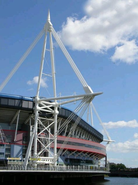 Cardiff Millenium Stadium, Cardiff, Wales, UK Cardiff Bay, Welsh Rugby, Football Stadiums, South Wales, Cardiff, Day For Night, Capital City, Historic Buildings, Wales