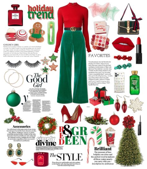 Cute Christmas Themed Outfits, 90 Christmas Outfit, Christmas Spectacular Outfits, Christmas Aesthetic Clothing, Green Christmas Outfit Aesthetic, Christmas Sock Outfits, Christmas Lookbook Outfits, Kitchy Christmas Outfit, Christmas Outfit Accessories