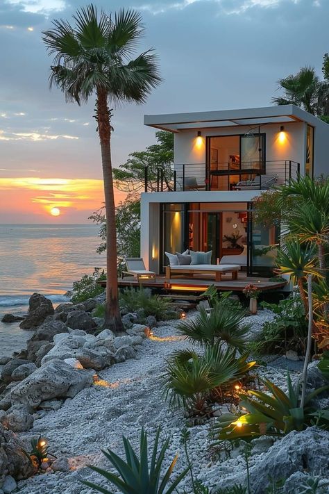 Beach Bungalow Exterior, Beach Therapy, Cabin Aesthetic, Bungalow Exterior, Lakeside Cabin, Beach Cabin, Vacation Vibes, Beach House Design, Beach Bungalows