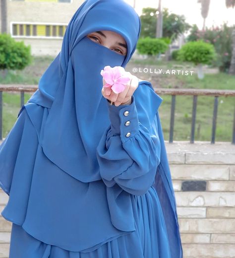 Hijab style niqabstyle Niqab Outfit, Niqabi Bride, Muslim Long Dress, Ulzzang Short Hair, Muslimah Fashion Casual, Matching Colours, Open Abaya, Hijab Trends, Muslim Fashion Outfits