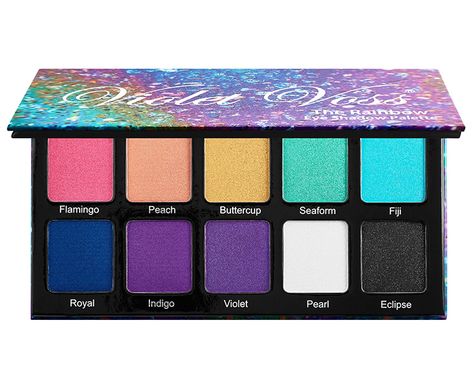 Violet Voss The Rainbow Eyeshadow Palette for Spring 2018 How To Do Eyeshadow, Palette Spring, Rainbow Eyeshadow, Rainbow Palette, Violet Voss, Blending Eyeshadow, Natural Eyeshadow, Bold Eyes, Makeup Tips For Beginners