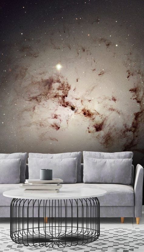 Galaxy Wall Mural, Photography Space, Nasa Wallpaper, Space Wallpaper, Wallpaper Murals, Star Wallpaper, Popular Wallpaper, Wallpaper Living Room, Living Room Inspo