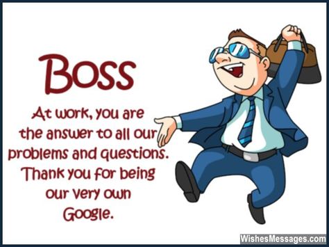 Funny quote for boss problems solutions google Thank You Boss Quotes, Happy Boss's Day Quotes, Birthday Message For Boss, Boss Day Quotes, Party Girl Quotes, Quotes For Boss, Nephew Birthday Quotes, Boss Birthday Quotes, Message For Boss