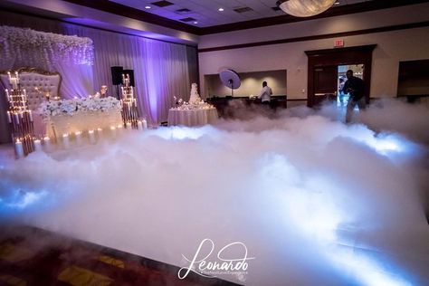 DANCING IN THE CLOUDS Cloud Nine Prom Theme, Clouds Decor, Event Lighting Design, Cloud Theme, Prom Themes, Cloud Decoration, Prom Decor, Prom Ideas, Event Lighting