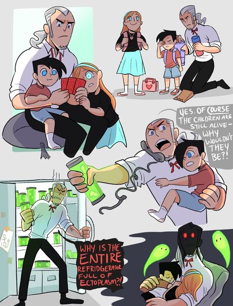 Danny Phantom X Tim Drake, Danny Phantom Fan Art Comic, Danny Fenton Fanart, Dc X Dp, Danny Phantom And Vlad, Dp X Dc, Danny Phantom Comic, Danny Panthom, Danny Phantom Vlad