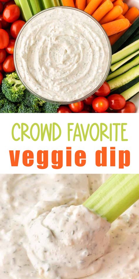 Homemade Veggie Dip, Sour Cream Veggie Dip, Best Veggie Dip, Easy Veggie Dip, Appetizer Dips Cold, Sour Cream Dip Recipes, Veggie Dip Recipe, Vegetable Dip Recipe, Best Sauce Recipe