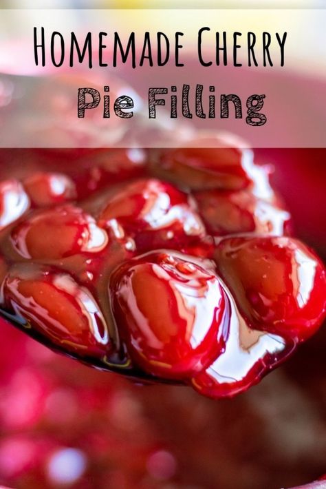 Cherry Pie Filling Recipes Easy, Cherry Filling Recipes, Homemade Cherry Pie Filling, Homemade Cherry Pie, Cherry Pie Filling Recipes, Homemade Cherry Pies, Cherry Pie Recipe, Pie Filling Recipes, Cherry Filling