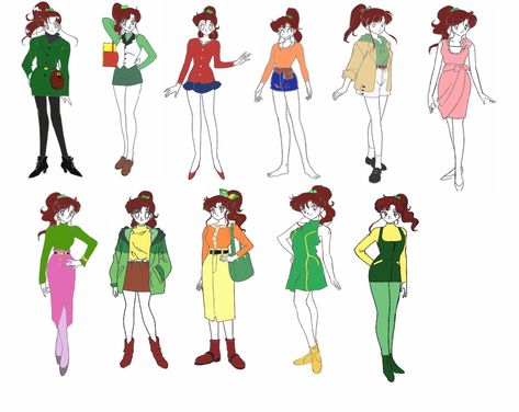 Sailor Jupiter Outfits, Sailor Moon Style, Sailor Moon Outfit, Sailor Moon Fashion, Sailor Moon Screencaps, Makoto Kino, Fancy Fits, 90 Anime, Anime Inspired Outfits