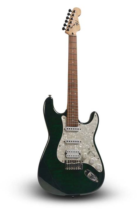 The guitar Brendon and Dallon bought Agnes for her 25th birthday (Matilda) Dark Green Electric Guitar Aesthetic, Dark Green Electric Guitar, Guitar Dark, Black Electric Guitar, Green Electric, Dark Green Aesthetic, Cool Electric Guitars, Fender Guitar, Custom Guitar