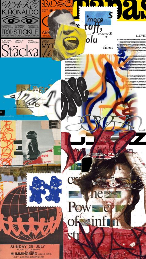 Graffiti Mood Board, Graffiti Collage Art, Newsprint Art, Grunge Moodboard, Punk Collage, Graffiti Collage, Graffiti Magazine, Stussy Wallpaper, Graffiti Aesthetic