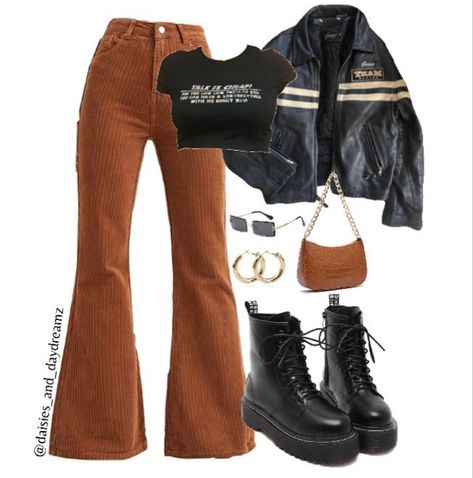 Fall 2023 Fashion Predictions, Grunge 70s Outfit, 90s Fashion Rock, Casual 70s Outfits, 70s Outfits Women, Mode Grunge, Mode Hippie, 70s Inspired Fashion, Mia 3