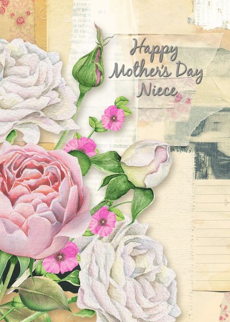 Happy Mother’s Day Niece Vintage Look Flowers and Paper Collage card #Ad , #Ad, #Day, #Niece, #rsquo, #Happy Happy Mothers Day Daughter, Mothers Day Wishes Images, Happy Mothers Day Sister, Happy Mothers Day Images, Old Birthday Cards, Happy Mothers Day Mom, Mothers Day Images, Get Well Wishes, Mother Day Wishes