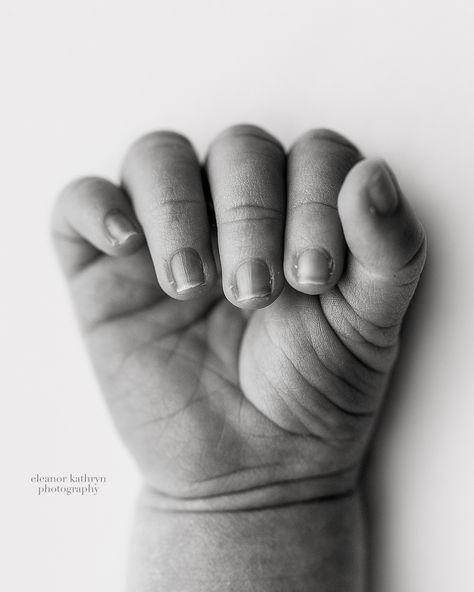 black and white photograph of a newborn hand Newborn Macro Photography, Minimalist Newborn Photography, Newborn Family Photos, Baby Shoot, Newborn Posing, Model Call, Newborn Shoot, Newborn Lifestyle, Newborn Family