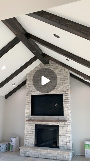 Black Ceiling Beams Living Room, Trey Ceiling With Beams, Dark Wood Beams On Ceiling, Faux Ceiling Beams Diy, Faux Beams Vaulted Ceiling, Faux Wood Beams Ceiling, Wood Beams On Ceiling, Ceiling Beam Ideas, Black Beams