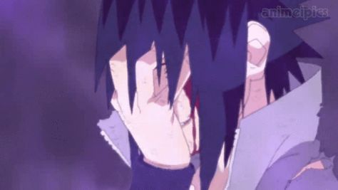 Sasuke Evil Laughing Naruto Dan Sasuke, Sasuke Shippuden, Kurama Naruto, Evil Smile, Uchiha Family, Naruto 1, Naruto Gif, Sasuke X Naruto, Uchiha Sasuke