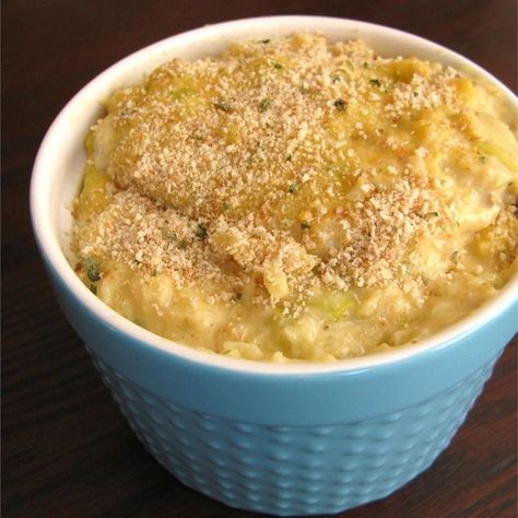 Glorified Baked Cabbage | "Great dish. The only change I made was adding chopped bacon." Cabbage Side Dish Recipes, Velveeta Recipes, Cabbage Side Dish, Cabbage Casserole Recipes, Cabbage Roll Casserole, Baked Cabbage, Roasted Cabbage, Cabbage Recipe, Cabbage Casserole