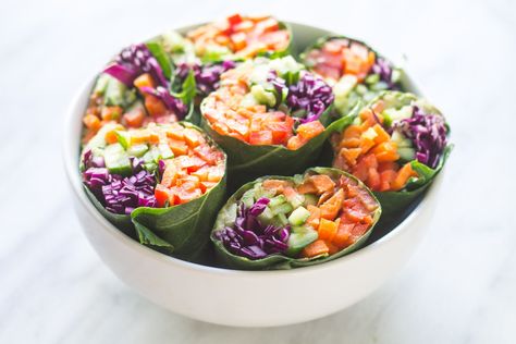 Low+Fodmap+Rainbow+Wraps Low Fodmap Diet Plan, Fodmap Lunch, Low Fodmap Chicken, Chia Seeds Benefits, Vegetarian Cabbage, Low Fodmap Diet, Low Fodmap Recipes, Fodmap Diet, Fodmap Recipes