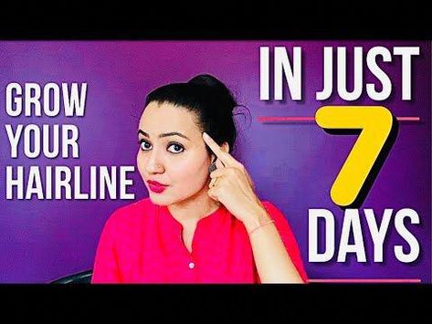 How To Grow Your Hairline Back, How To Fix Your Hairline, How To Fix Hairline, Hairline Growth, Hair Growth Smoothie Recipes, Bad Hairline, Thinning Hairline, Receding Hair Styles, Hair Secrets