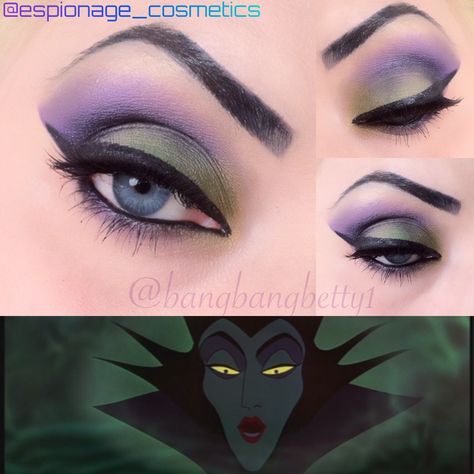 Wearable Maleficent inspired eye makeup! Maleficent, makeup, eye, shadow, liner, green, purple, disney, Maleficent Makeup Diy, Maleficent Makeup Halloween, Malificiant Make Up, Maleficent Disney Bound, Maleficent Make Up Halloween, Maleficent Face Makeup, Maleficent Makeup Tutorial, Maleficent Disneybound, Malificent Eye Makeup