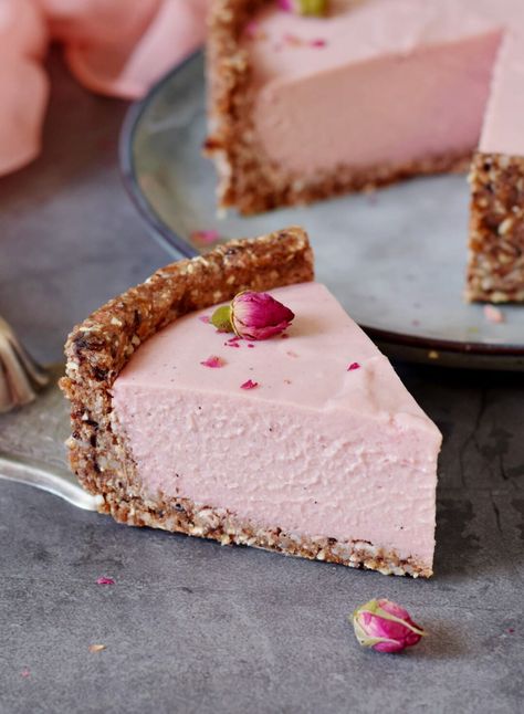 Gluten Free Cheesecake Recipes, Dairy Free Cheesecake, Best Vegan Desserts, Cheesecake Crust, Healthy Cheesecake, Gluten Free Cheesecake, Healthy Vegan Desserts, Vegan Cheesecake, Valentine's Day Recipes