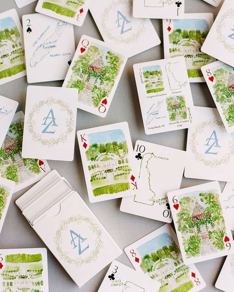 Trendy And Creative Wedding Ideas Your Guests Will Admire ❤ wedding ideas game map cards #weddingforward #wedding #bride #weddingdecorations Wedding Game Cards, Wedding Favor Deck Of Cards, Fun Place Cards Wedding, Wedding Favor Keychain, Card Game Wedding, Wedding Favors Deck Of Cards, Creative Wedding Ideas For Guests, Board Game Wedding Favors, Custom Deck Of Cards Wedding