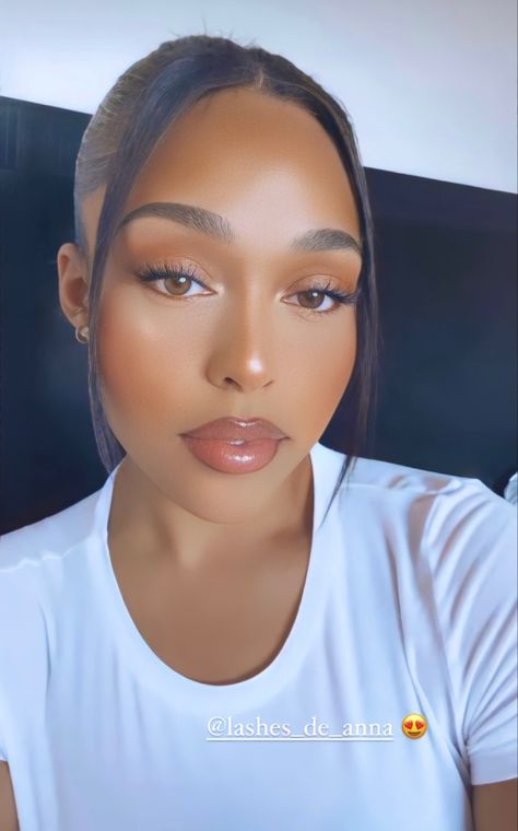 Jordyn Woods Makeup, Glamour Makeup Looks, 2024 Makeup, Long Ponytail Hairstyles, Perfect Features, Long Ponytail, Natural Glam Makeup, Brunch Outfits, Fly Girls