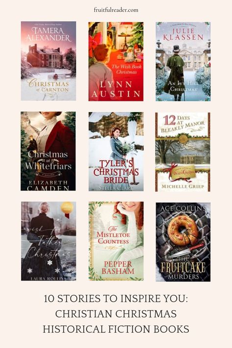 Immerse yourself in charming stories of yuletide seasons past with our Christmas historical fiction books. Unwrap tales of love, family, and holiday traditions that stand the test of time. Christmas Historical Fiction Books, Christian Historical Fiction Books, Christian Romance Books, Christian Romance Novels, Christian Historical Fiction, Historical Christmas, Fiction Books To Read, Best Historical Fiction Books, Best Historical Fiction